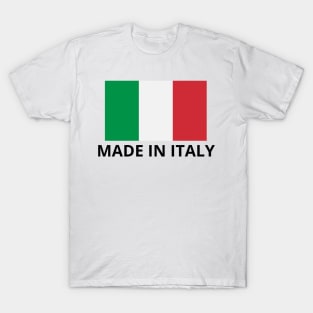 Made in Italy with italian flag T-Shirt